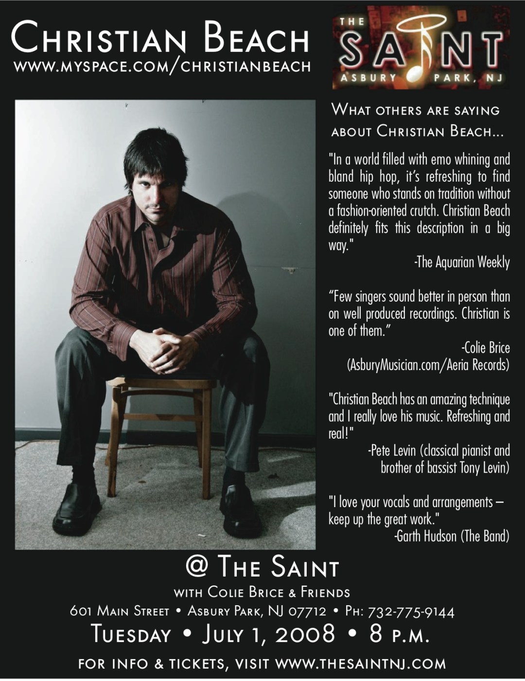 Christian Beach Live @ The Saint 7-1-08