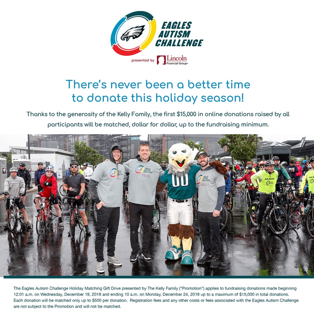 Eagles Autism Challenge - Kelly Family Match